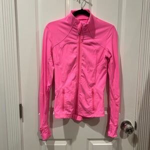 Lululemon Pink Full Zip Athletic Jacket